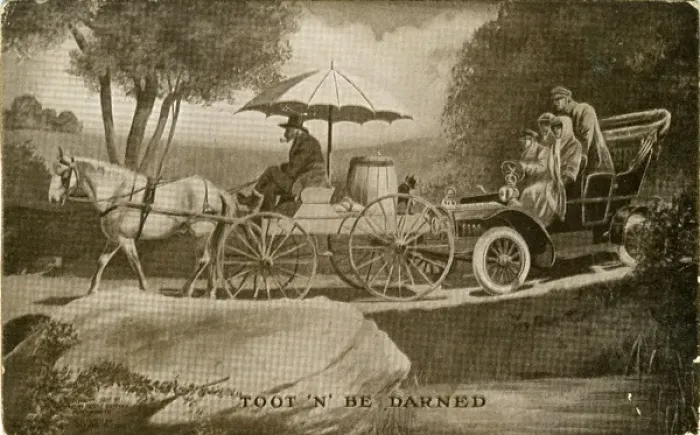 Framed Print : Early Vintage Car Drawing, USA Framed Print : Early Vintage Car Drawing, USA