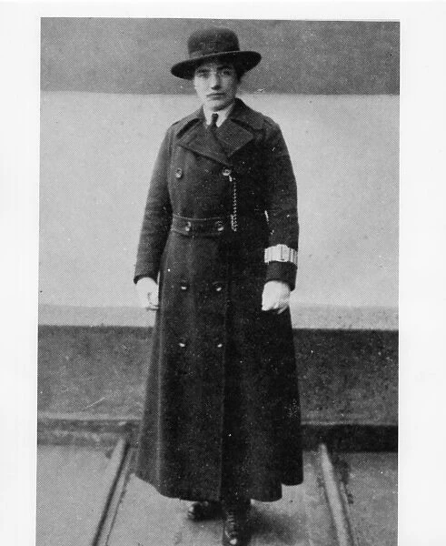 Early woman police officer, WW1