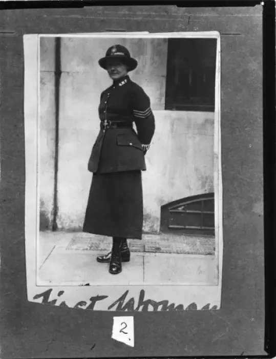 Framed Print : Early woman police sergeant, London Framed Print : Early woman police sergeant, London