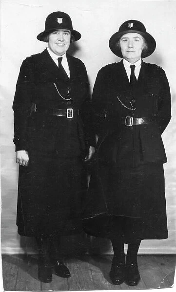 Two early women police officers