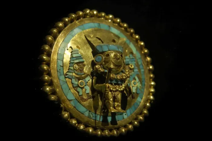 Framed Print : Earring (3rd c. AD). Moche or Mochica Art. PERU Framed Print : Earring (3rd c. AD). Moche or Mochica Art. PERU