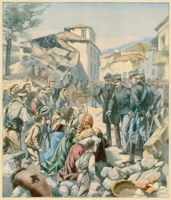Framed Print : Earthquake Calabria 05 Framed Print : Earthquake Calabria 05