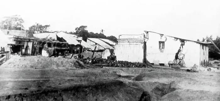 Framed Print : Earthquake at Goalpara, Assam, India Framed Print : Earthquake at Goalpara, Assam, India