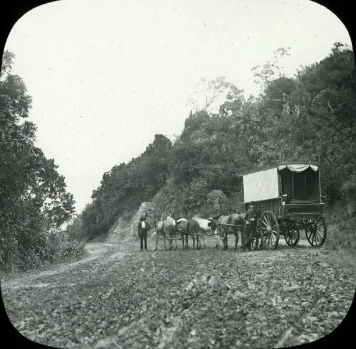 Framed Print : East Africa - Wagon In Natal Framed Print : East Africa - Wagon In Natal