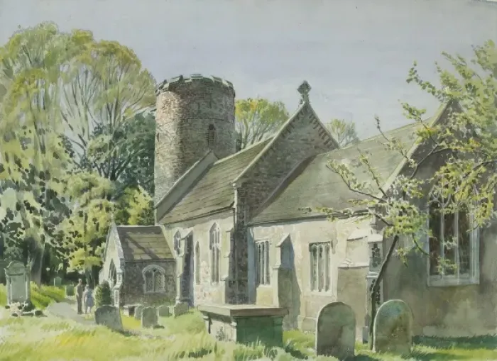 Framed Print : East Anglian Church