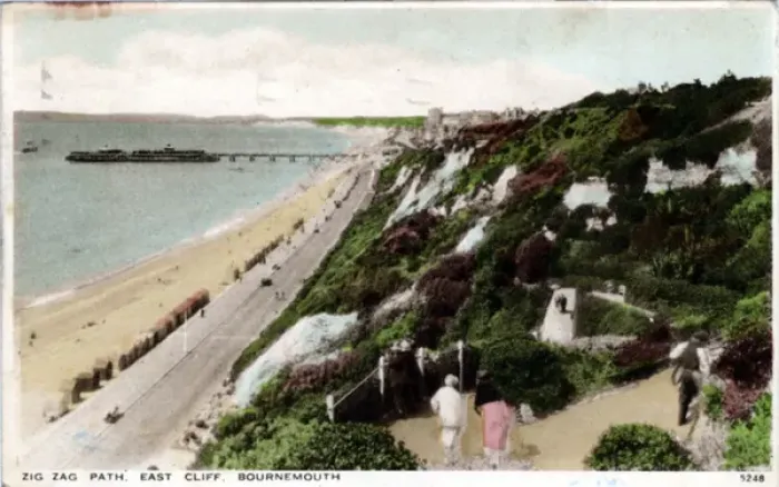Framed Print : East Cliff, Bournemouth, Dorset Framed Print : East Cliff, Bournemouth, Dorset