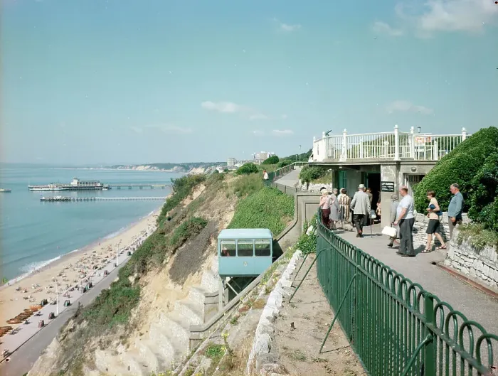 Framed Print : East cliff lift, Bournemouth Framed Print : East cliff lift, Bournemouth