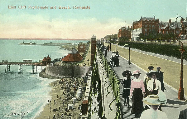 East Cliff Promenade and Beach, Ramsgate, Kent