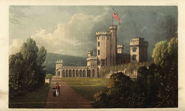 East Cowes Castle, Isle of Wight, the seat of architect