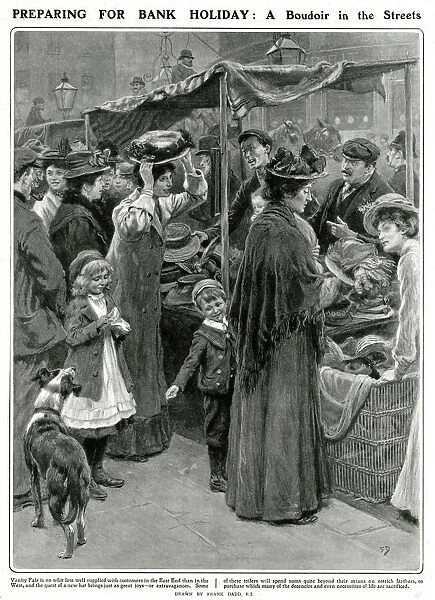 East End Street Market, London, 1909