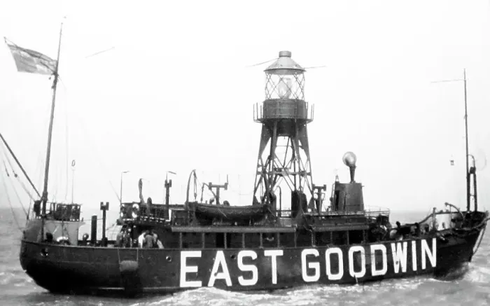Framed Print : The East Goodwin Lightship, early 1900s Framed Print : The East Goodwin Lightship, early 1900s