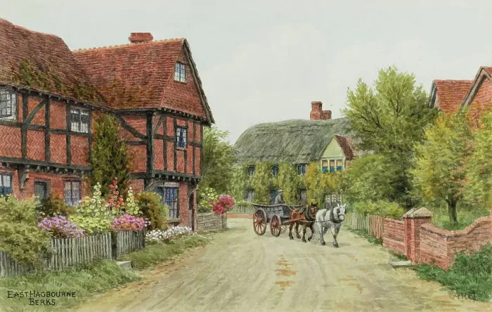 Framed Print : East Hagbourne, Oxfordshire Framed Print : East Hagbourne, Oxfordshire