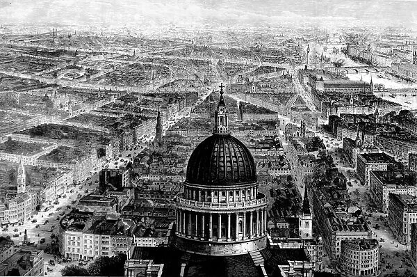 East London from St. Pauls Cathedral, 1892