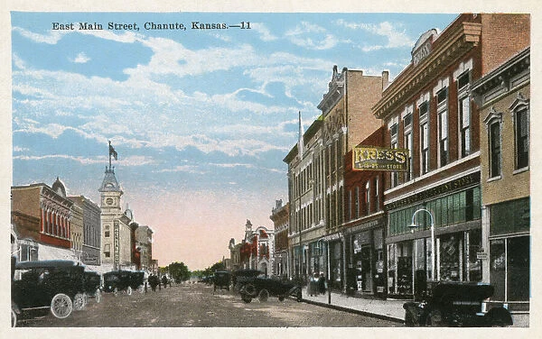 East Main Street, Chanute, Kansas, USA
