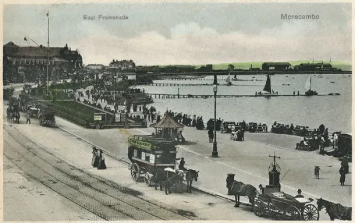 Framed Print : East Promenade, Morecambe, Lancashire Framed Print : East Promenade, Morecambe, Lancashire