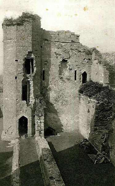 East Range of the Courtyard, Goodrich Castle, Herefordshire