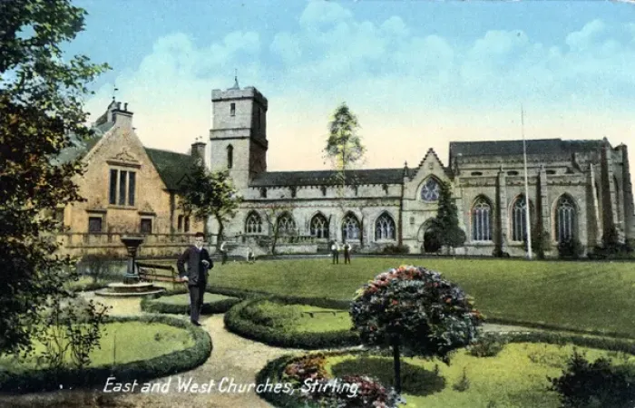 Framed Print : East & West Churches, Stirling, Stirlingshire Framed Print : East & West Churches, Stirling, Stirlingshire
