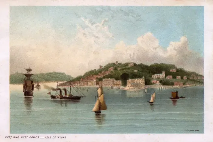 Framed Print : East and West Cowes, Isle of Wight Framed Print : East and West Cowes, Isle of Wight