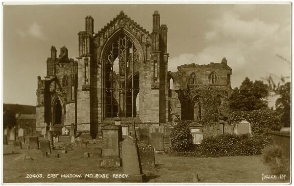 East window, Melrose Abbey, Scotland