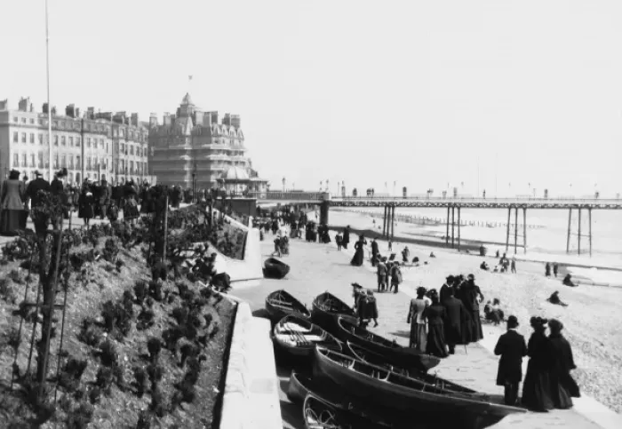 Framed Print : Eastbourne 1901 Framed Print : Eastbourne 1901