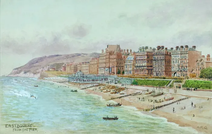 Framed Print : Eastbourne, East Sussex, viewed from the Pier Framed Print : Eastbourne, East Sussex, viewed from the Pier
