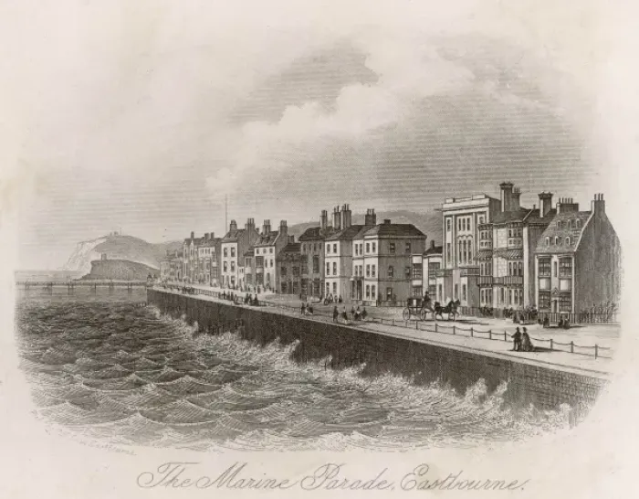 Framed Print : Eastbourne Parade Framed Print : Eastbourne Parade