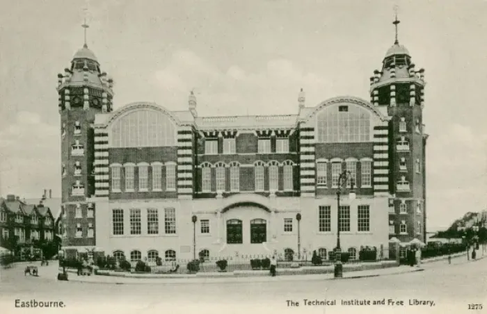Framed Print : Eastbourne, the Technical Institute and Free Library Framed Print : Eastbourne, the Technical Institute and Free Library