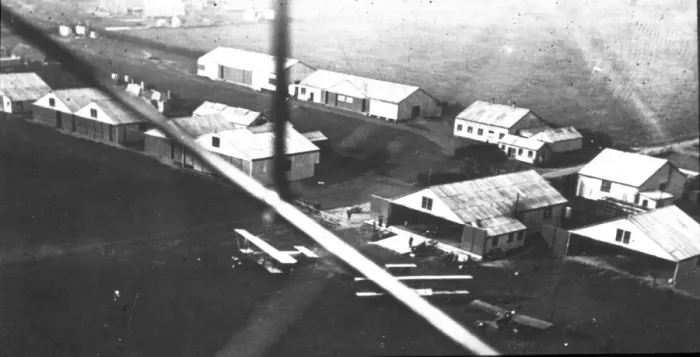 Framed Print : Eastchurch From Henry Garman aeroplane 1913 Framed Print : Eastchurch From Henry Garman aeroplane 1913