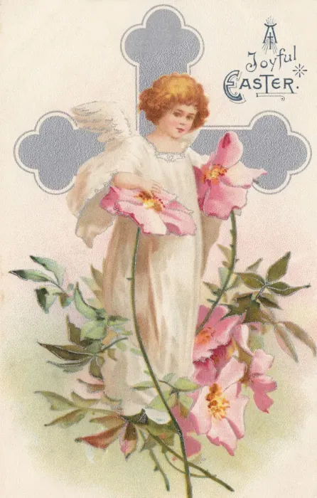 Framed Print : Easter cherub