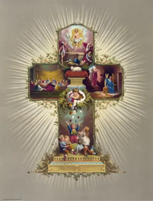 Framed Print : Easter cross Framed Print : Easter cross
