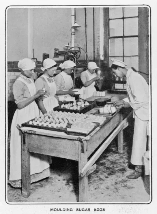 Framed Print : The Easter Egg Industry Framed Print : The Easter Egg Industry