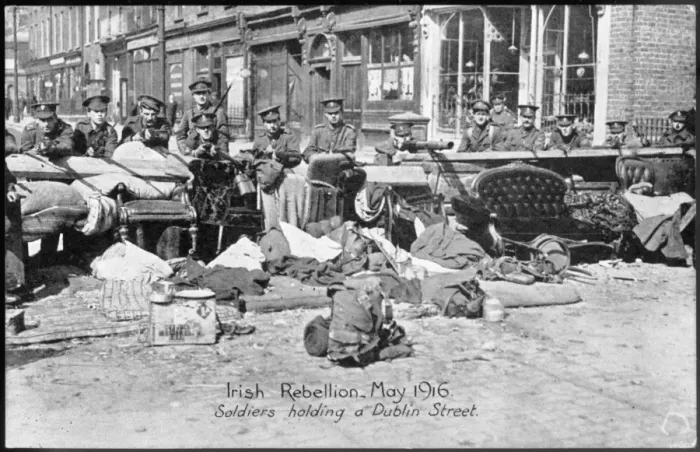 Framed Print : Easter Rising / Barricade Framed Print : Easter Rising / Barricade