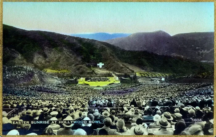 Framed Print : Easter Sunrise Christina Service at the Hollywood Bowl Framed Print : Easter Sunrise Christina Service at the Hollywood Bowl