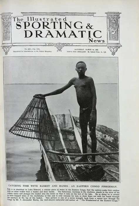 Framed Print : Eastern Congo Fisherman