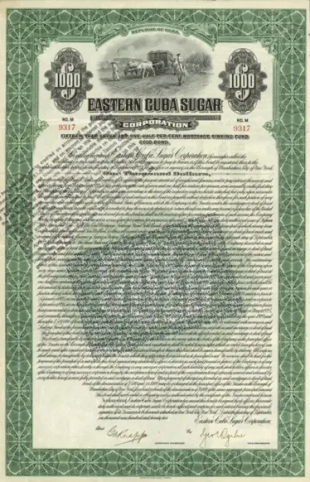 Framed Print : Eastern Cuba Sugar Share Framed Print : Eastern Cuba Sugar Share