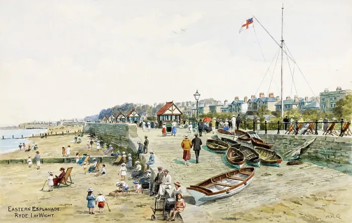 Framed Print : Eastern Esplanade, Ryde, Isle of Wight Framed Print : Eastern Esplanade, Ryde, Isle of Wight