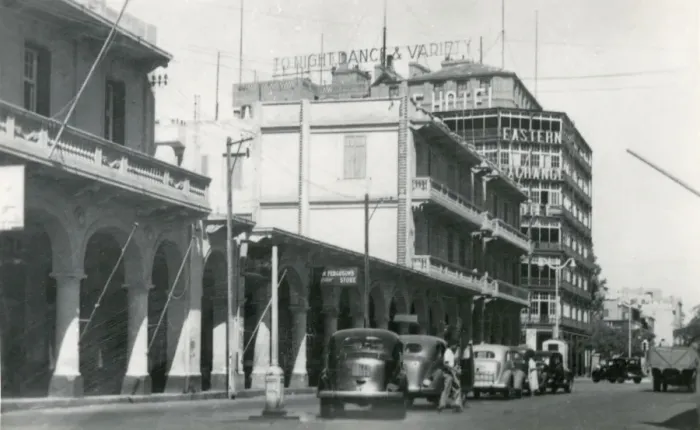 Framed Print : Eastern Exchange Hotel in Port Said, Egypt Framed Print : Eastern Exchange Hotel in Port Said, Egypt