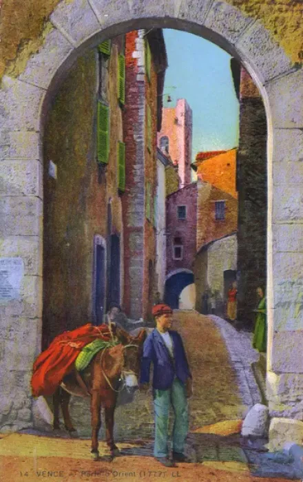 Framed Print : Eastern Gate (1777) at Vence, France Framed Print : Eastern Gate (1777) at Vence, France