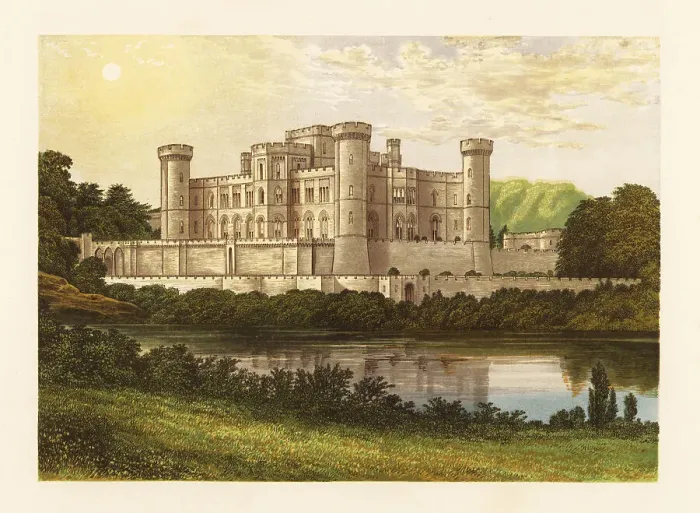 Framed Print : Eastnor Castle, Herefordshire, England Framed Print : Eastnor Castle, Herefordshire, England