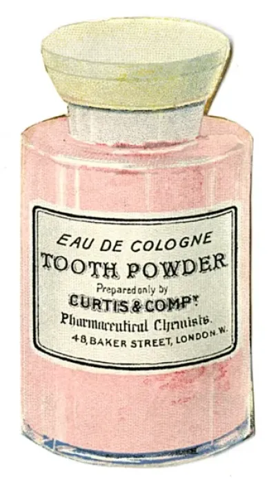 Framed Print : Eau de Cologne Tooth Powder Framed Print : Eau de Cologne Tooth Powder