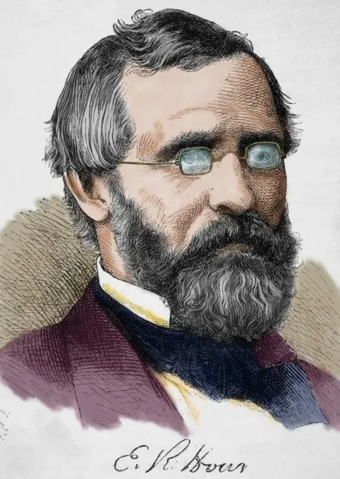 Framed Print : Ebenezer Rockwood Hoar (1816-1895). Was an influential Ameri Framed Print : Ebenezer Rockwood Hoar (1816-1895). Was an influential Ameri