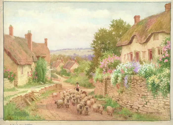 Framed Print : Ebrington nr. Chipping Campden Framed Print : Ebrington nr. Chipping Campden