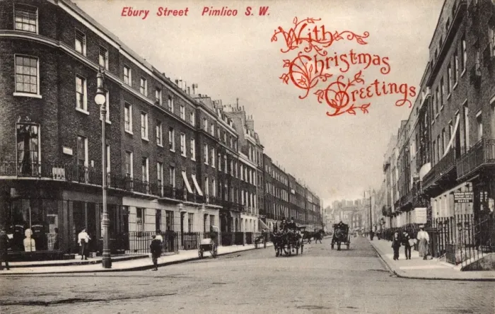 Framed Print : Ebury Street, Pimlico, London Framed Print : Ebury Street, Pimlico, London