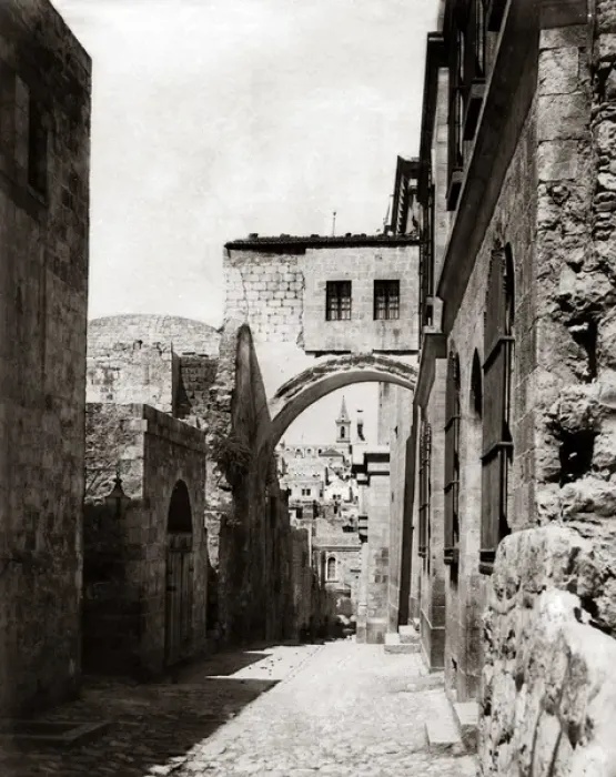 Framed Print : Ecce Homo Arch, Jerusalem, circa 1880s Framed Print : Ecce Homo Arch, Jerusalem, circa 1880s