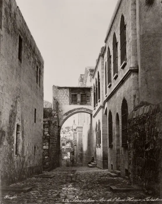 Framed Print : Ecce Homo arch, Jerusalem, Palestine, (Israel) c. 1880s Framed Print : Ecce Homo arch, Jerusalem, Palestine, (Israel) c. 1880s