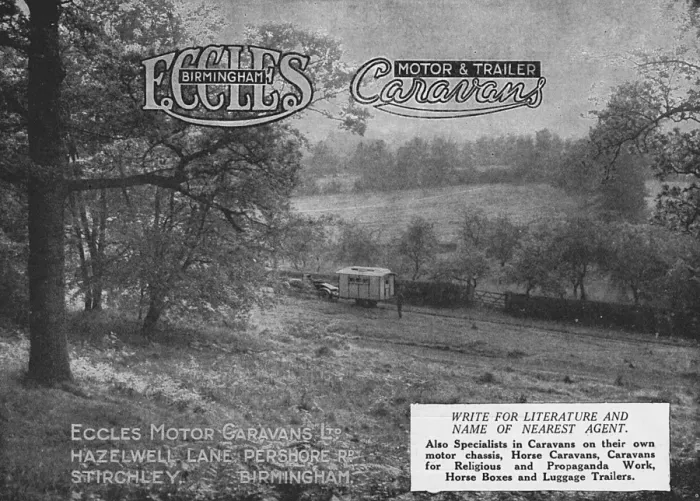 Framed Print : Eccles Caravans advertisement Framed Print : Eccles Caravans advertisement