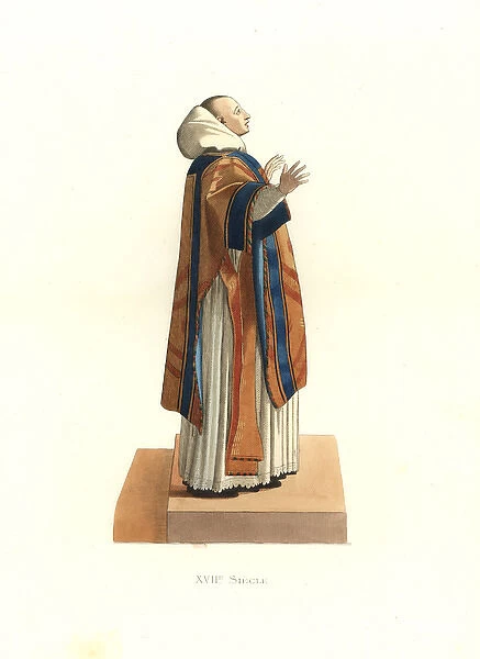 Ecclesiastical costume, 17th century, Benedictine order