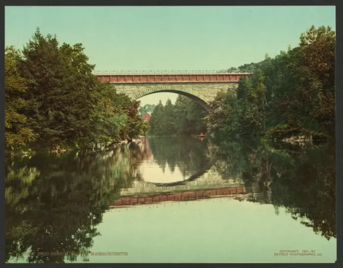 Framed Print : Echo Bridge, Newton, Massachusetts Framed Print : Echo Bridge, Newton, Massachusetts