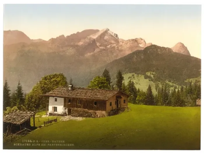 Framed Print : Eckbauer Alp, Partenkirchen, Upper Bavaria, Germany Framed Print : Eckbauer Alp, Partenkirchen, Upper Bavaria, Germany
