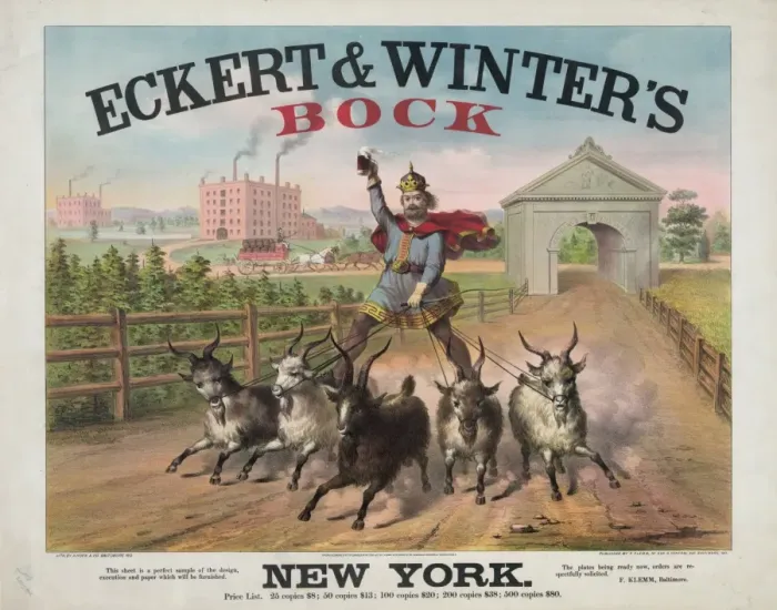 Framed Print : Eckert & Winters Bock - New York Framed Print : Eckert & Winters Bock - New York